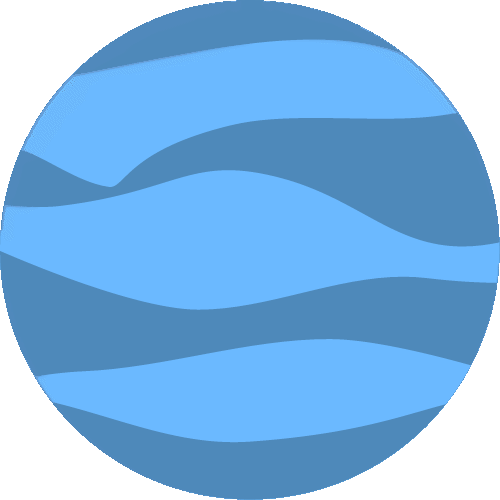 Moving circle with waves gif